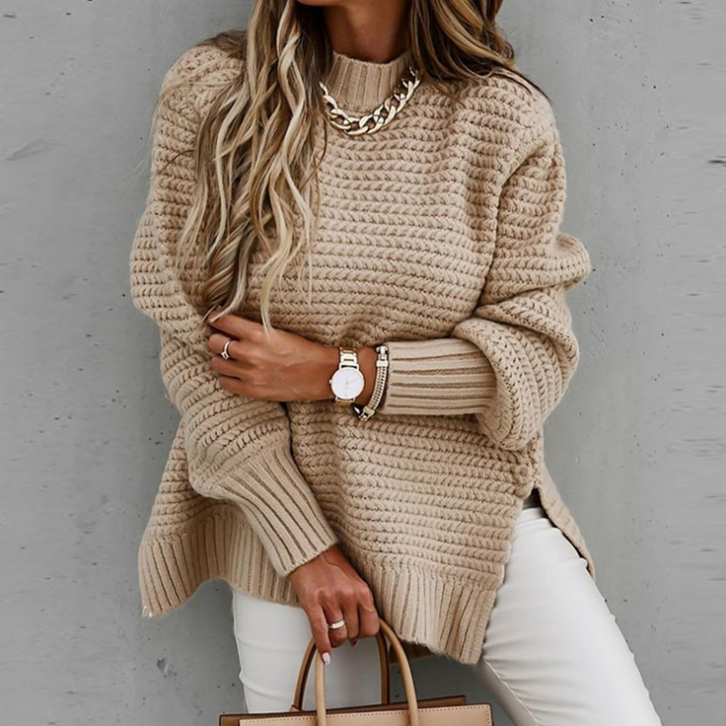 Winter Clothing Factory Outlet - 2024 New Loose Split Knitted Long