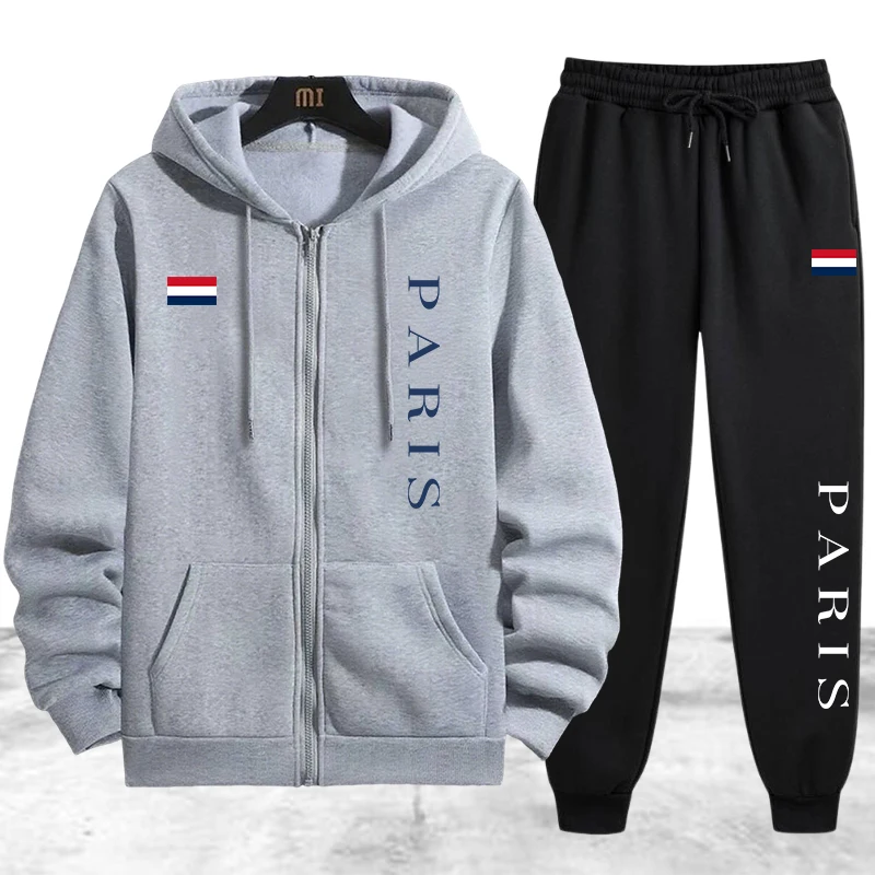 Paris Printing Men's Tracksuit - Winter Clothing Clearance Sale review and price