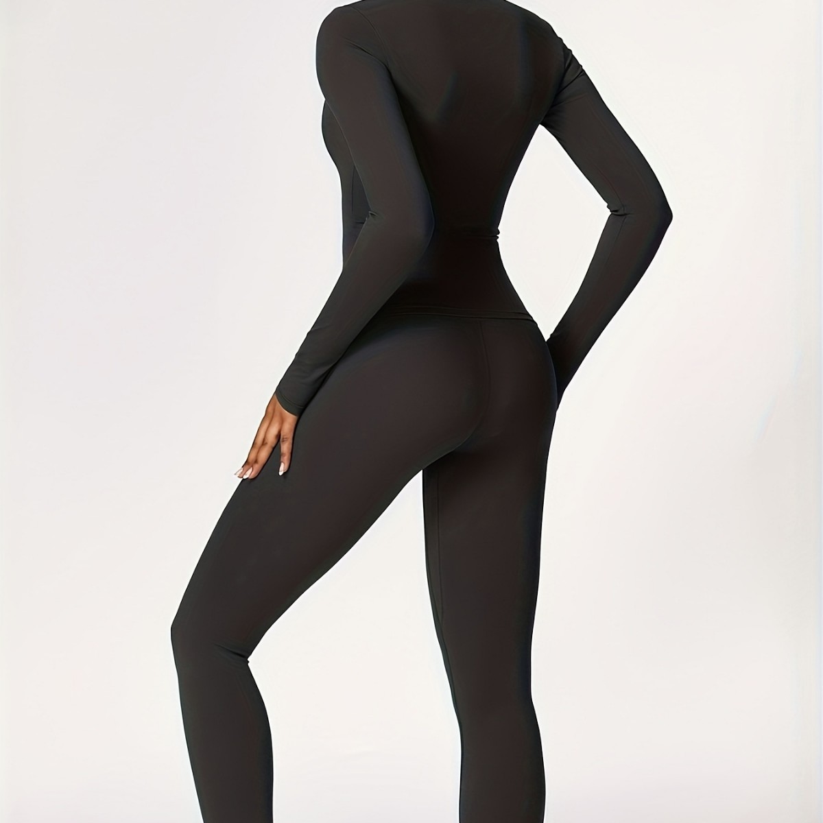 Tight-fitting yoga suit slim l - Winter Clothing For review and price