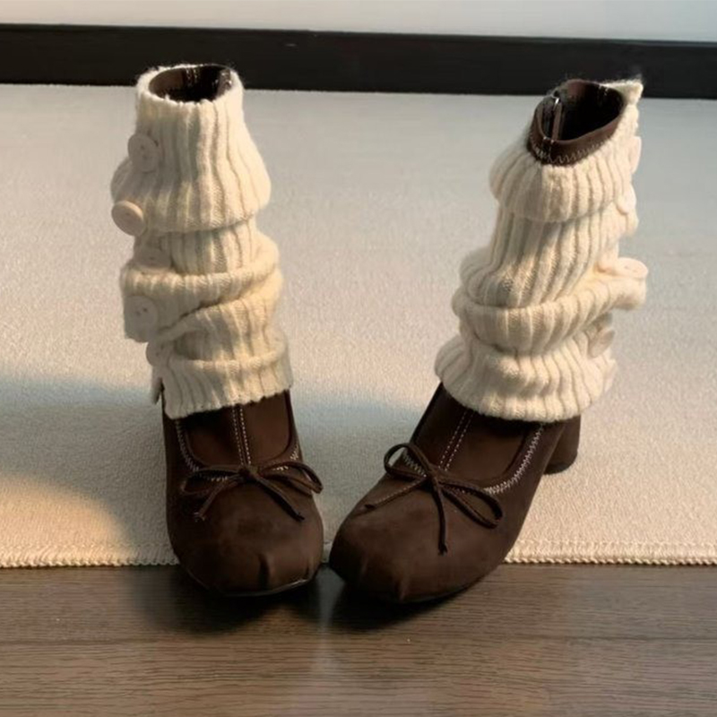 Bow High Heels Women Boots New - Winter Clothing Clearance Sale review and price