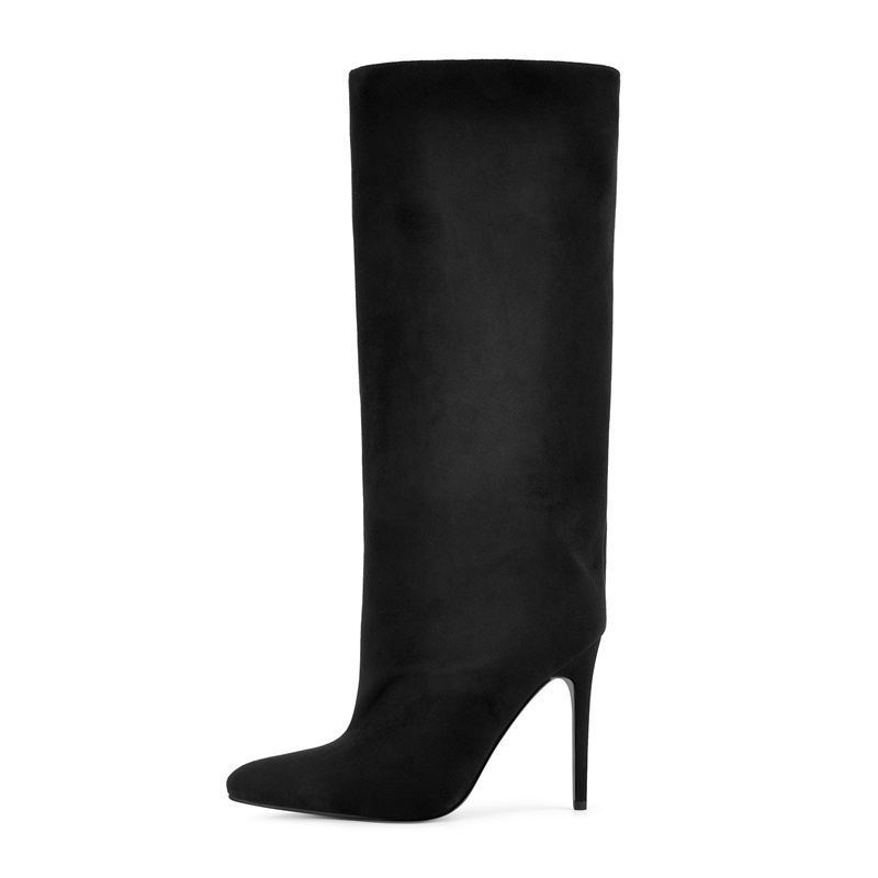 Onlymaker Black Faux Suede Kne - Winter Clothing Clearance Sale review and price