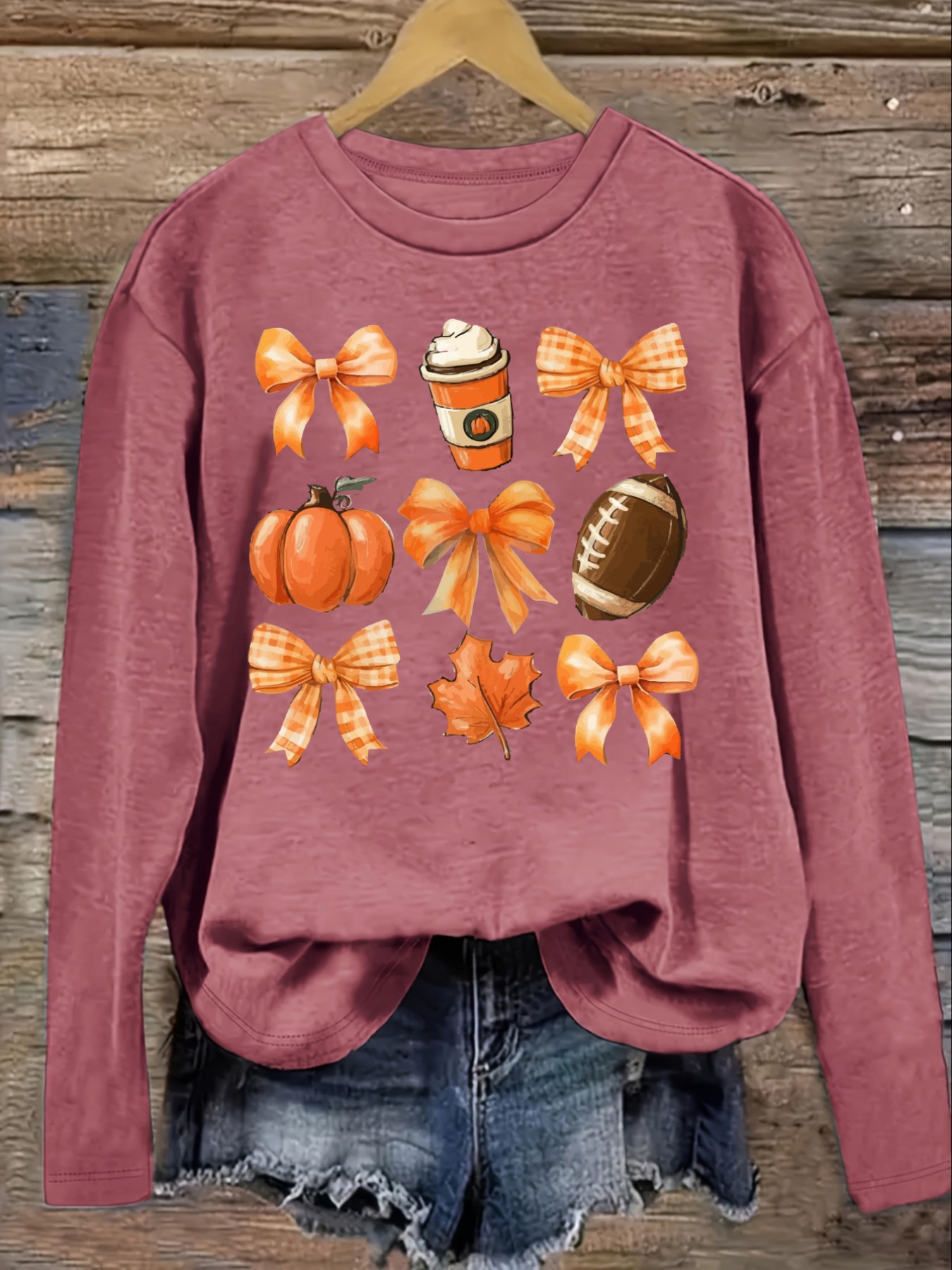 Women's Casual Long Sleeve Cre - Winter Clothing For review and price