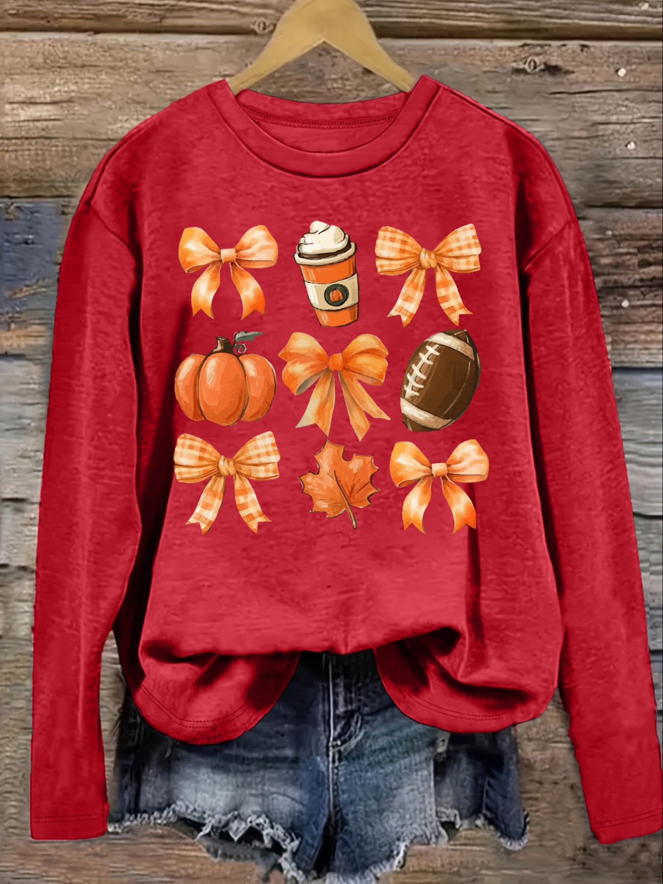 Women's Casual Long Sleeve Cre - Winter Clothing For review and price