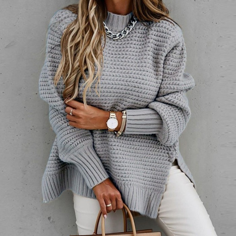 2024 New Loose Split Knitted L - Winter Clothing Factory Outlet review and price