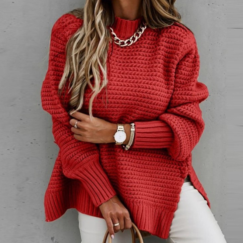 2024 New Loose Split Knitted L - Winter Clothing Factory Outlet review and price