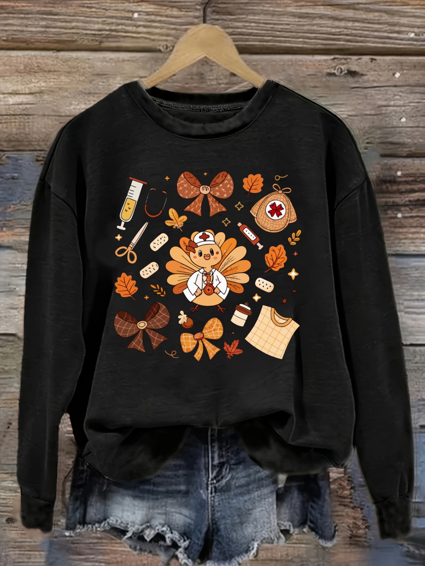 Women's Casual Long Sleeve Cre - Winter Clothing For review and price