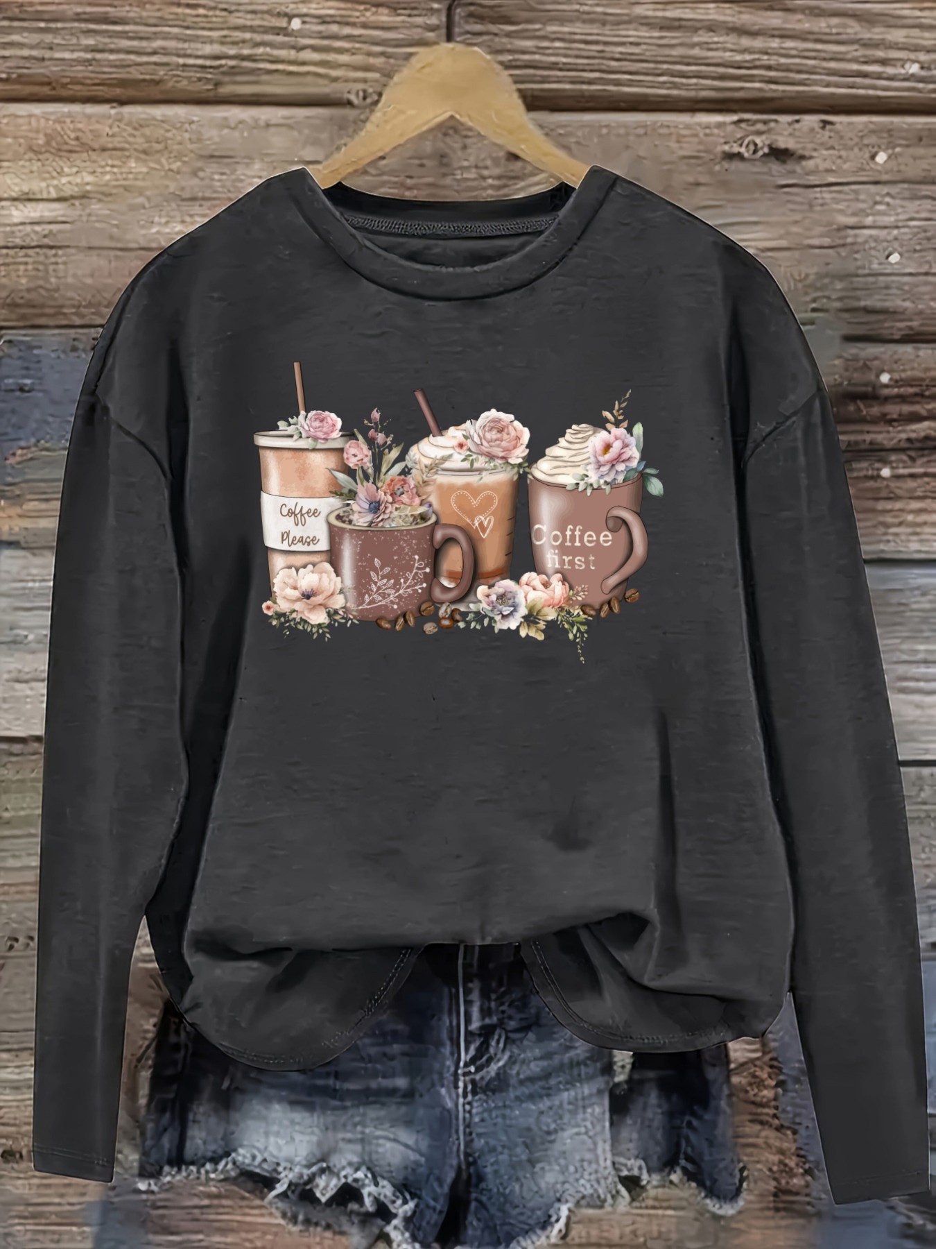 Women's Casual Long Sleeve Cre - Winter Clothing For review and price
