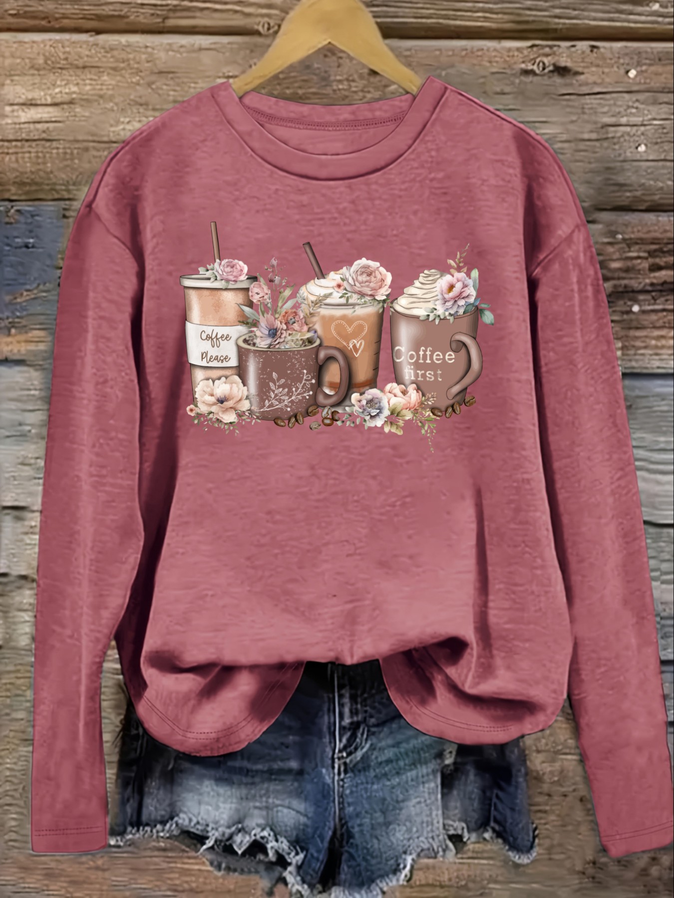 Women's Casual Long Sleeve Cre - Winter Clothing For review and price