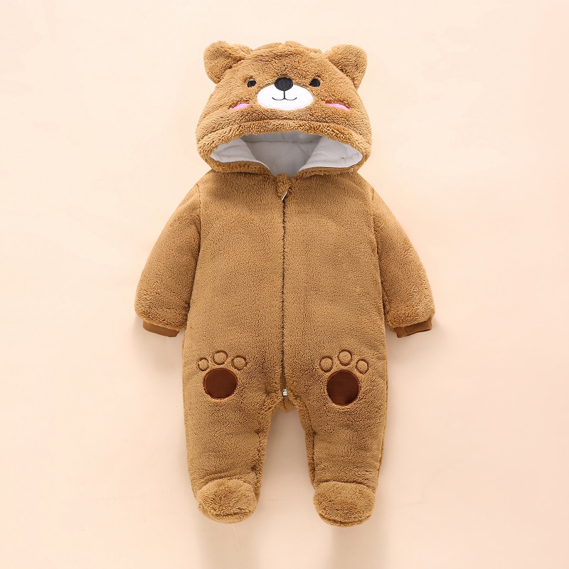 0-12M Baby Rompers Cute Bear T - Winter Clothing Toddler review and price