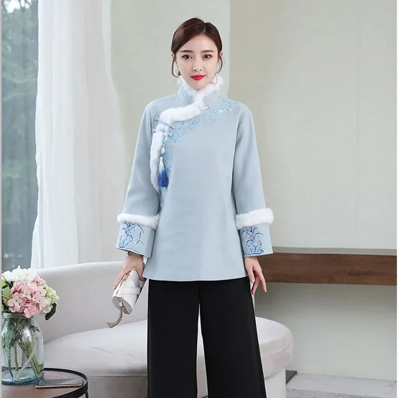 2026 Cheongsam Tops New Year C - Winter Clothing Youtube review and price