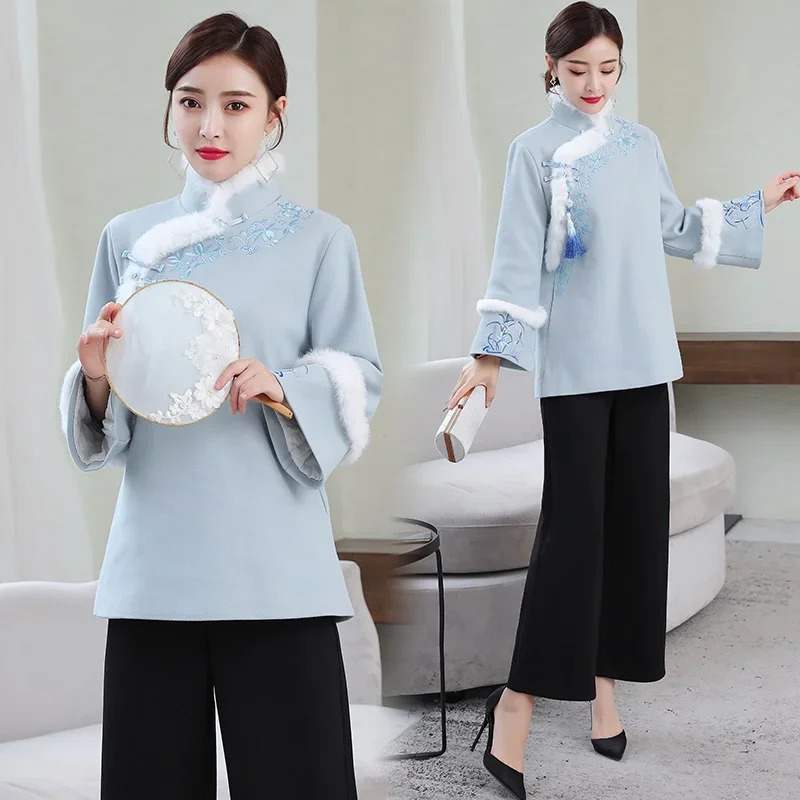 2026 Cheongsam Tops New Year C - Winter Clothing Youtube review and price
