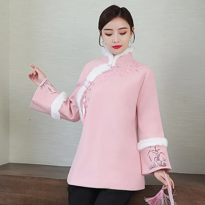 2026 Cheongsam Tops New Year C - Winter Clothing Youtube review and price