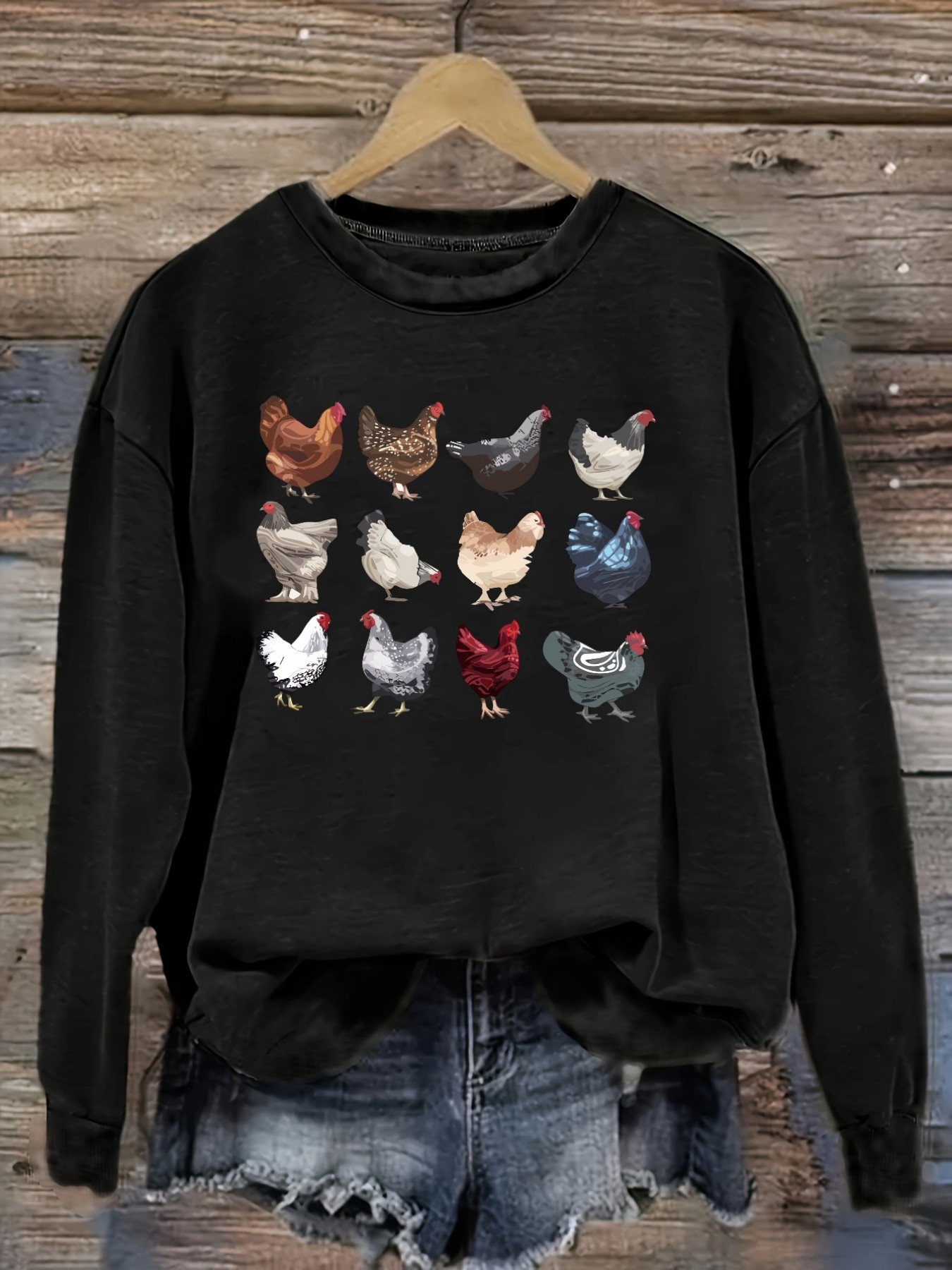 Women's Casual Long Sleeve Cre - Winter Clothing For review and price