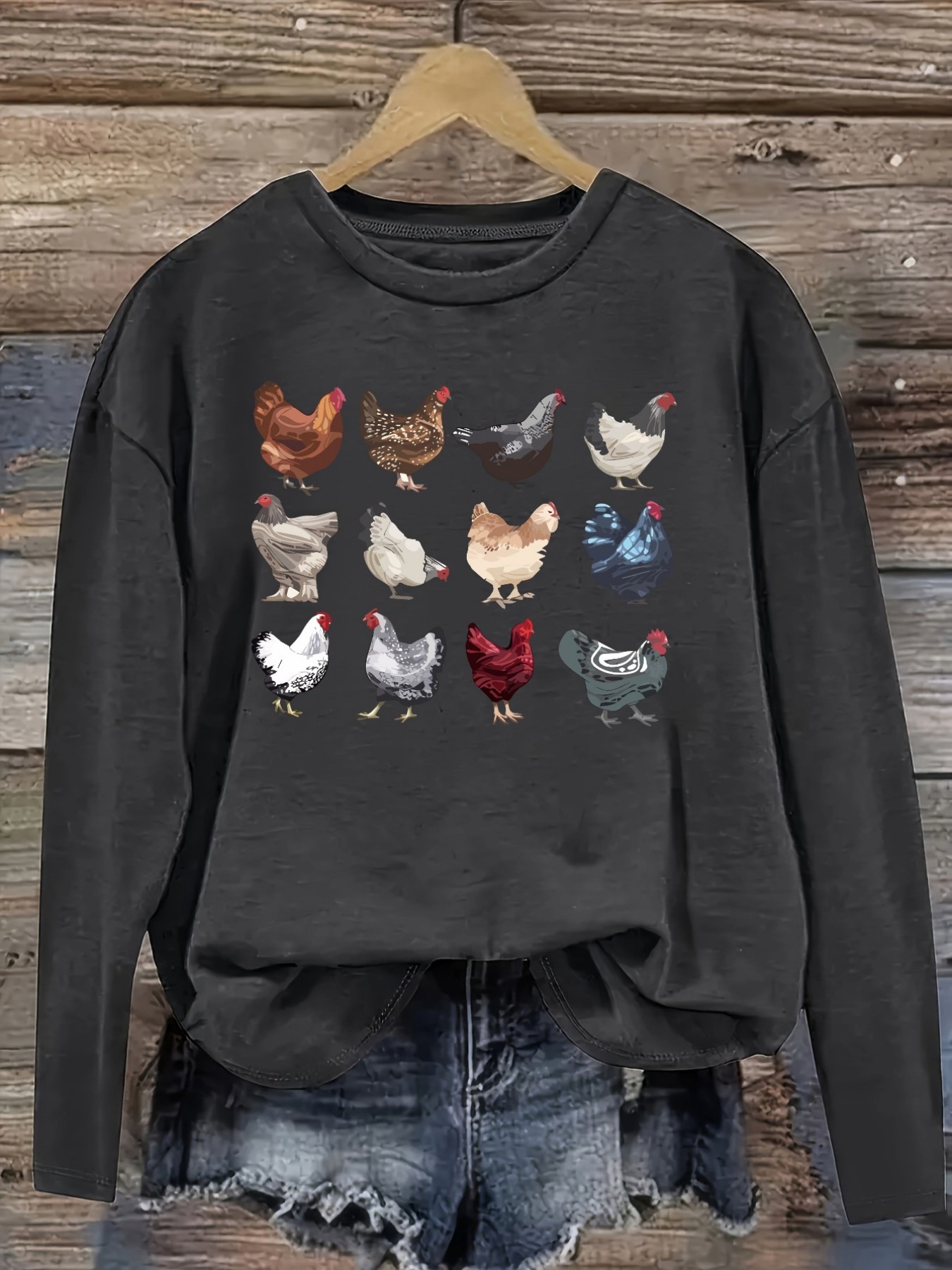 Women's Casual Long Sleeve Cre - Winter Clothing For review and price