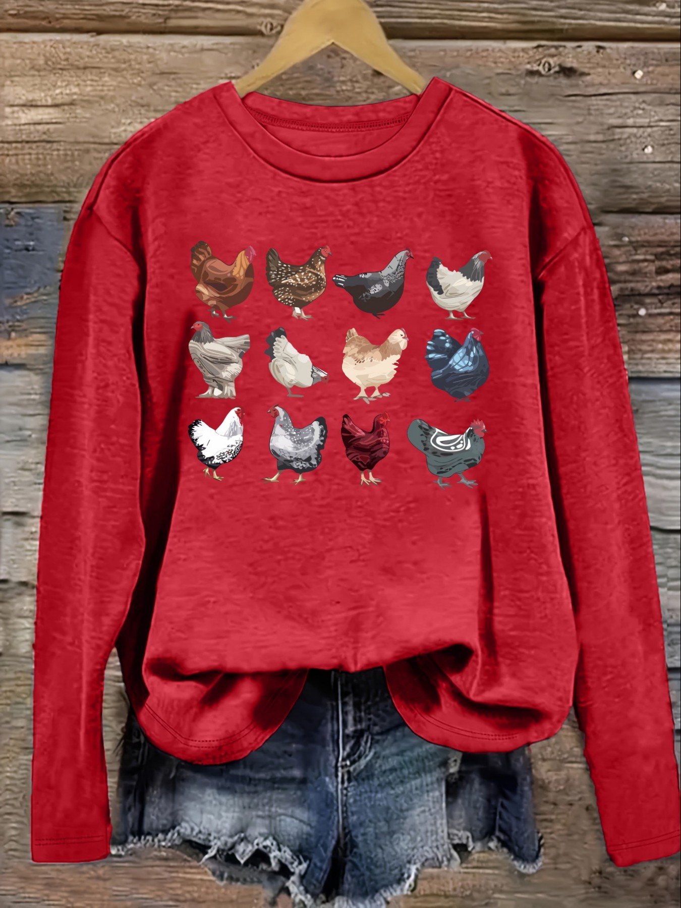 Women's Casual Long Sleeve Cre - Winter Clothing For review and price