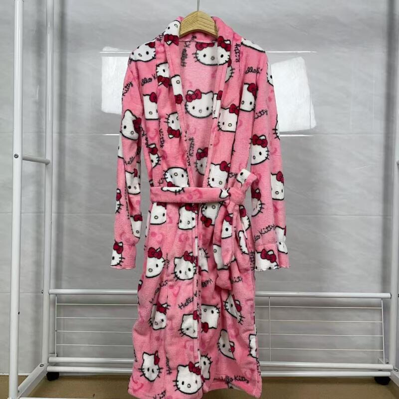 Nightgown Hello Kitty New Autu - Winter Clothing For review and price