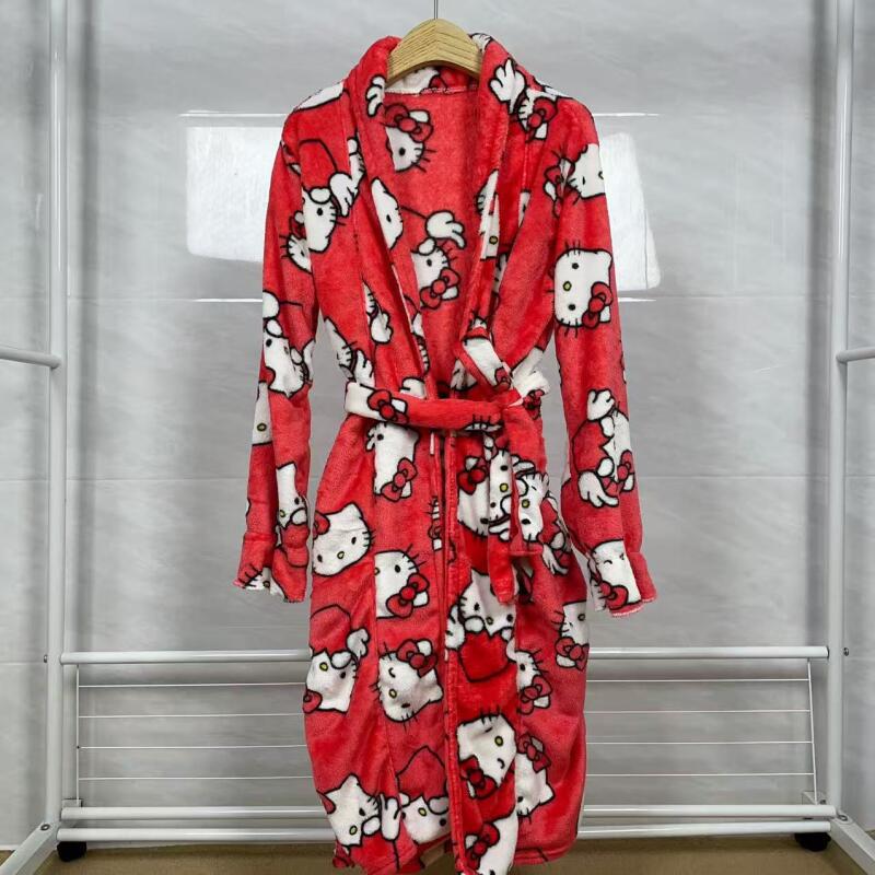 Nightgown Hello Kitty New Autu - Winter Clothing For review and price