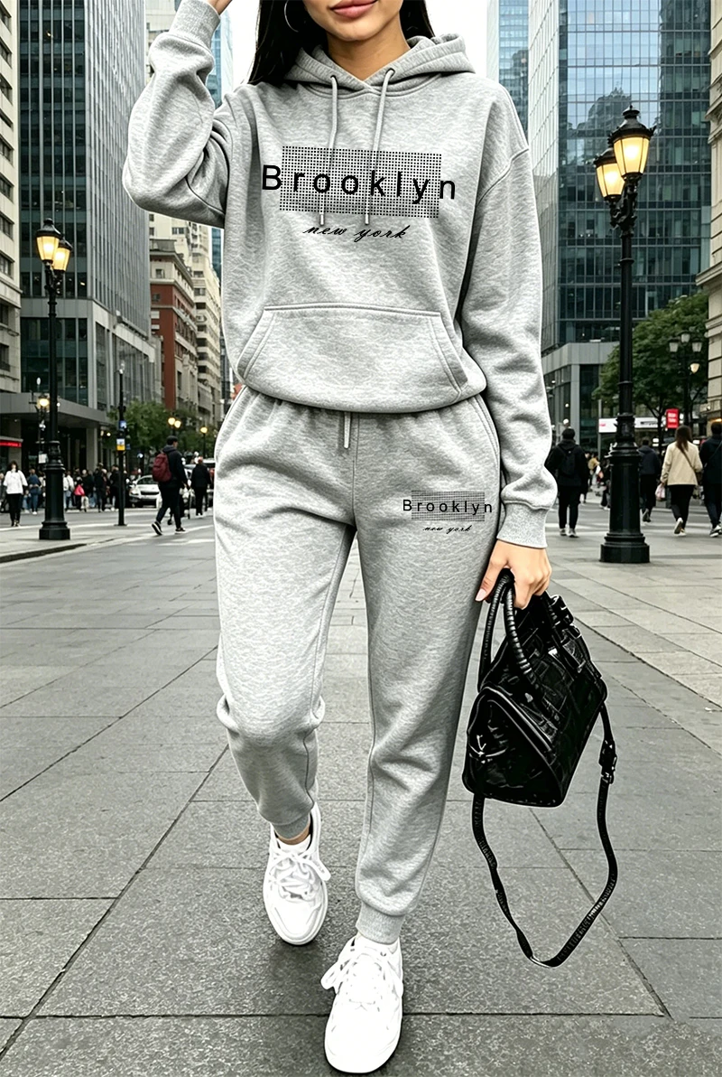 Womens Tracksuit Printing Casu - Winter Clothing For review and price