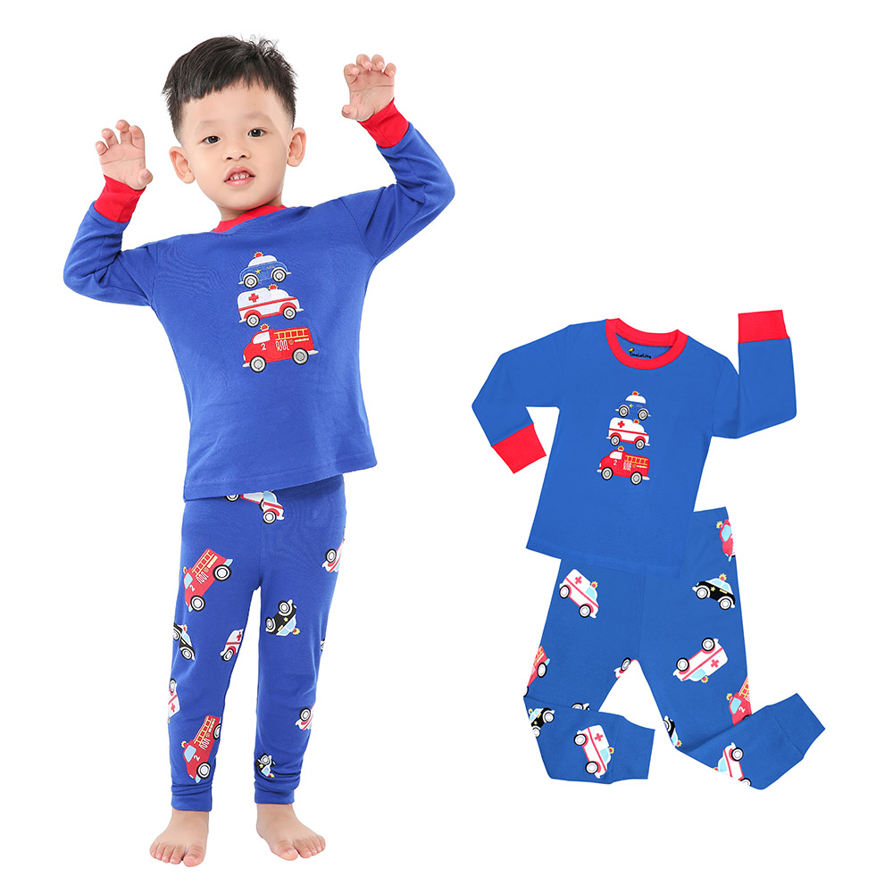 100 Cotton Boys Pajamas Sets 2 - Winter Clothing Toddler review and price