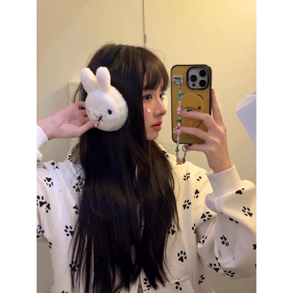Miffy Rabbit Kawaii Warm Earmu - Winter Clothing Earmuffs review and price