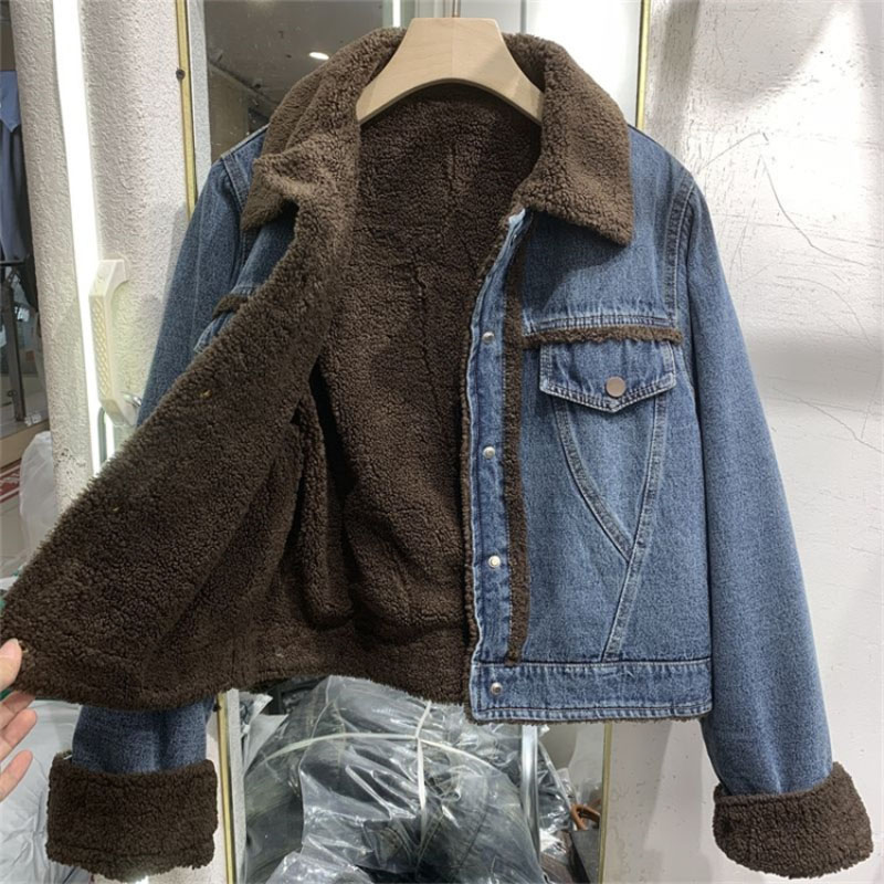 Thickened Denim Winter Coat Co - Winter Clothing Factory Outlet review and price